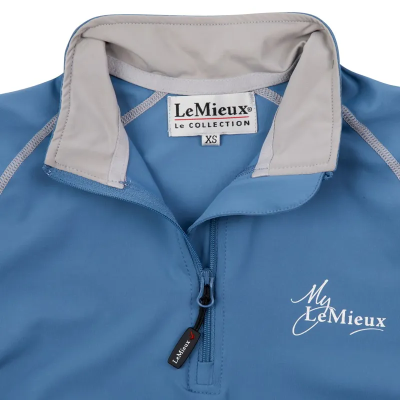 LeMieux Womens Base Layer - Ice Blue/Grey-4