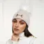 Holland Cooper Horse Bit Pom Pom Hat - Taupe