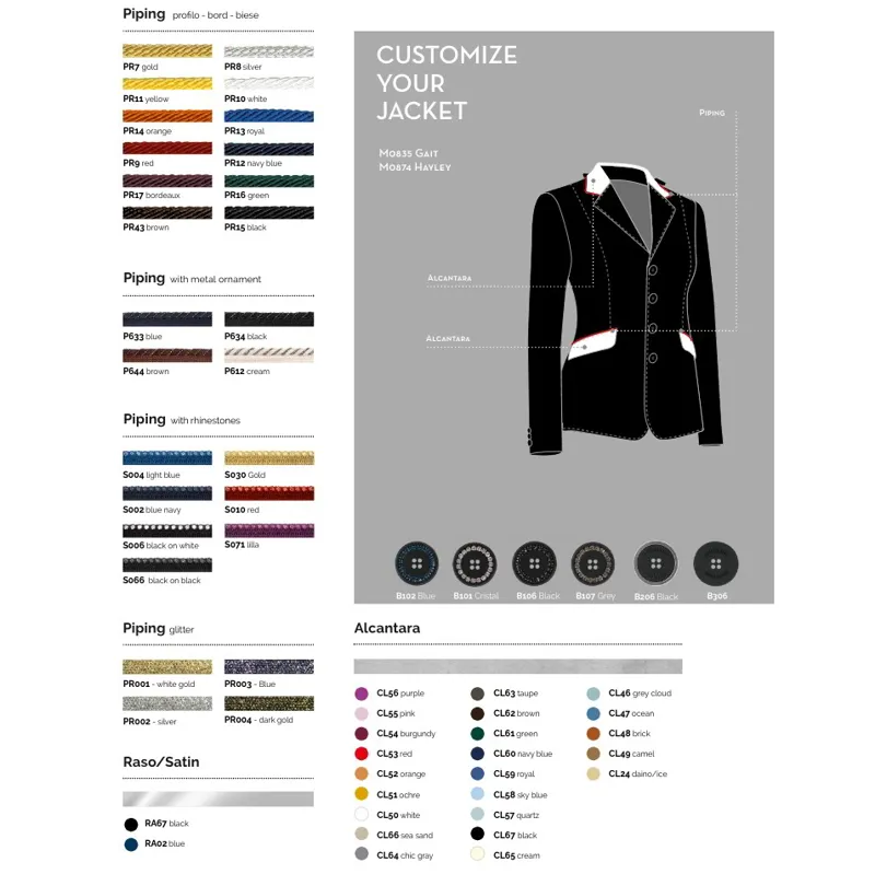 Equiline Gait X-Cool Evo Ladies Show Coat - Customization-3