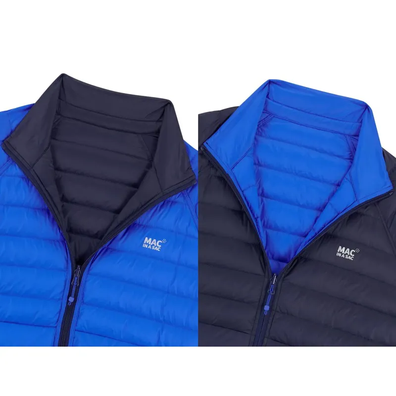 Mac In A Sac Reversible Polar Men's Down Jacket - Navy/Saxe Blue-2