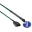 Mactack Rubber Non-Slip Grip Riding Crop with No3 Keeper - Green
