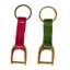 Mackey Mini Leather Keychain - Stirrup