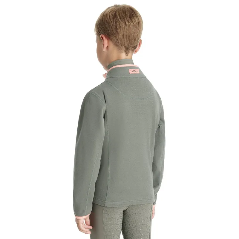 LeMieux Mini Mae Snap Fleece - Rosemary-2