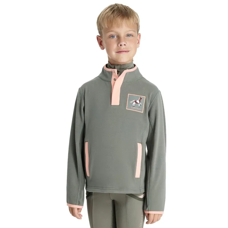 LeMieux Mini Mae Snap Fleece - Rosemary-1