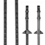 LeMieux Magna Grip Rubber Reins - Black/Silver