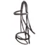 Schockemohle Mannheim Removable Flash Bridle - Brown/Silver