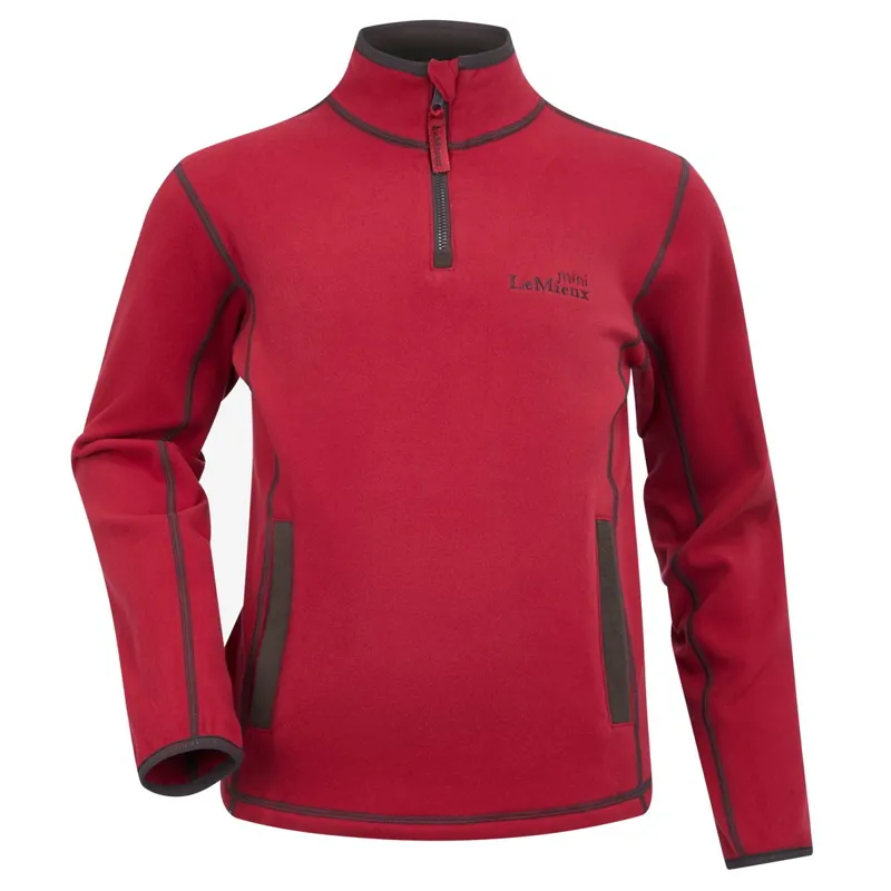 LeMieux Mini Mari Micro Fleece Pullover - Ember-2