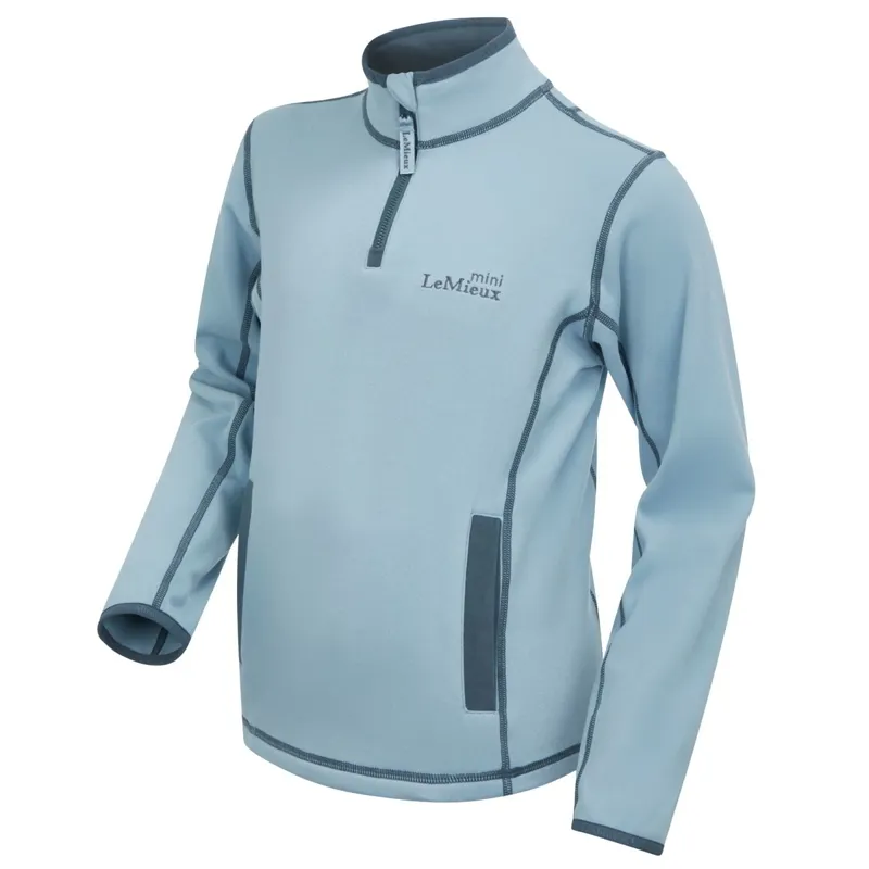 LeMieux Mini Mari Micro Fleece Pullover - Glacier-3