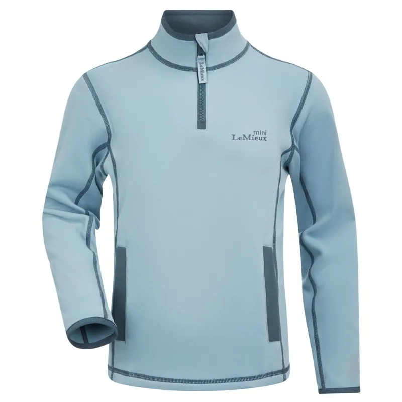 LeMieux Mini Mari Micro Fleece Pullover - Glacier-2