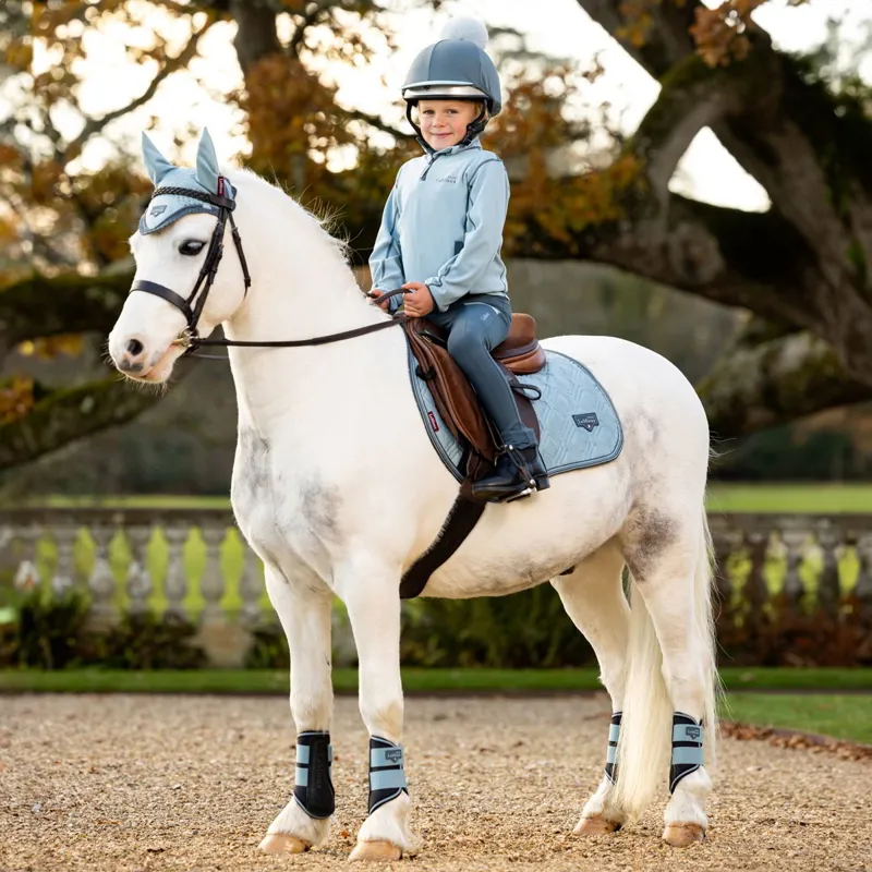 LeMieux Mini Mari Micro Fleece Pullover - Glacier-1