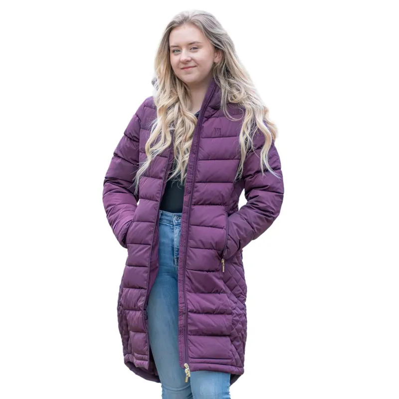 Mark Todd Warwick Deluxe Women's Long Jacket - Plum