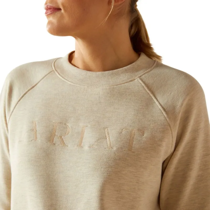 Ariat Martine Women's Sweatshirt - Pelican Heather-3