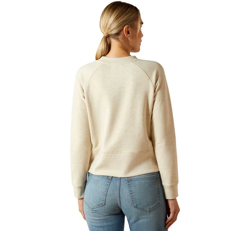 Ariat Martine Women's Sweatshirt - Pelican Heather-2