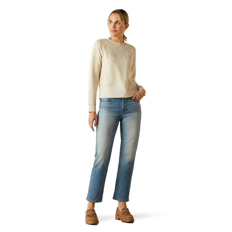 Ariat Martine Women's Sweatshirt - Pelican Heather-1