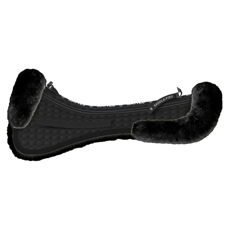 Mattes CORRECTION Show Jumping Front and Rear Trim Half Pad - Black
