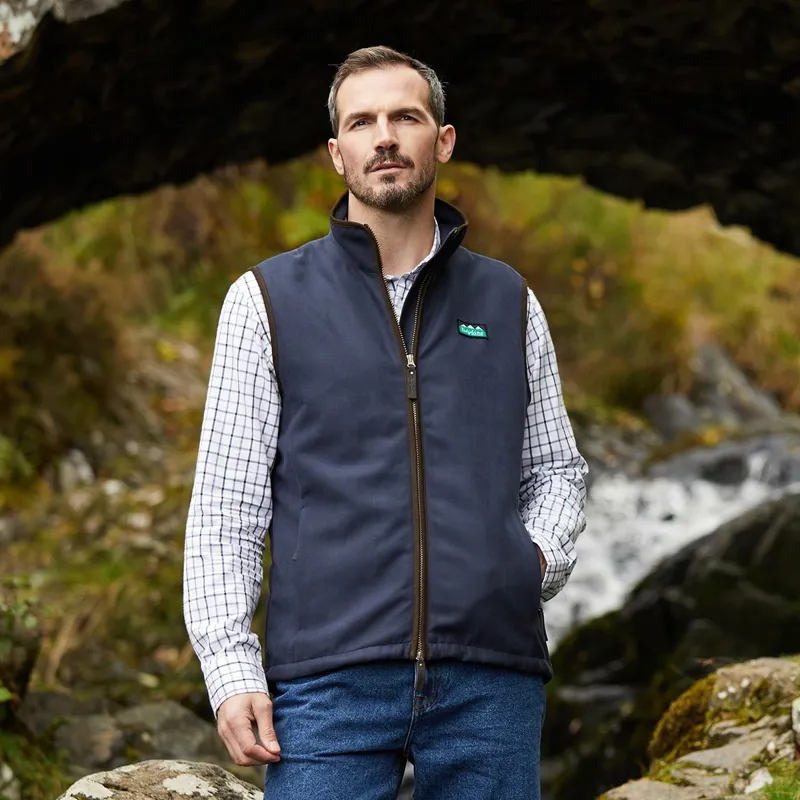Ridgeline Monarch Men's Vest - Navy-2