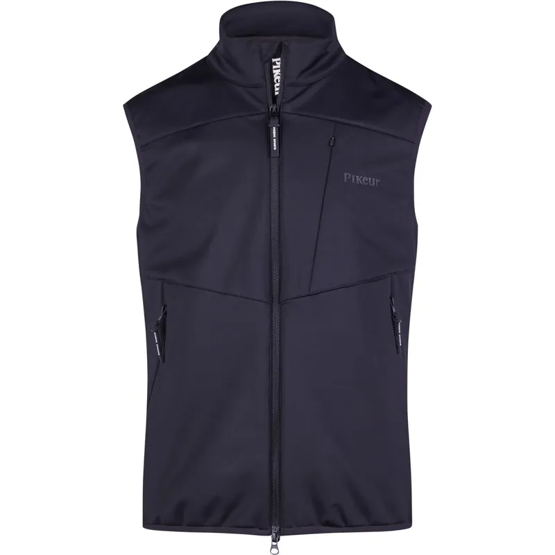 Pikeur Sports 7007 Mens Softshell Vest - Navy