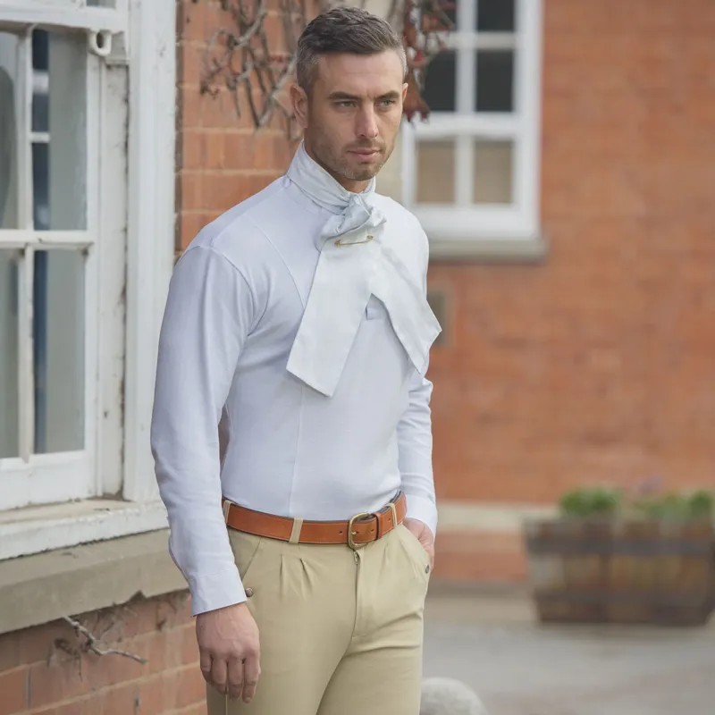 Aubrion Winter Men's Competition Stock Shirt - White-1