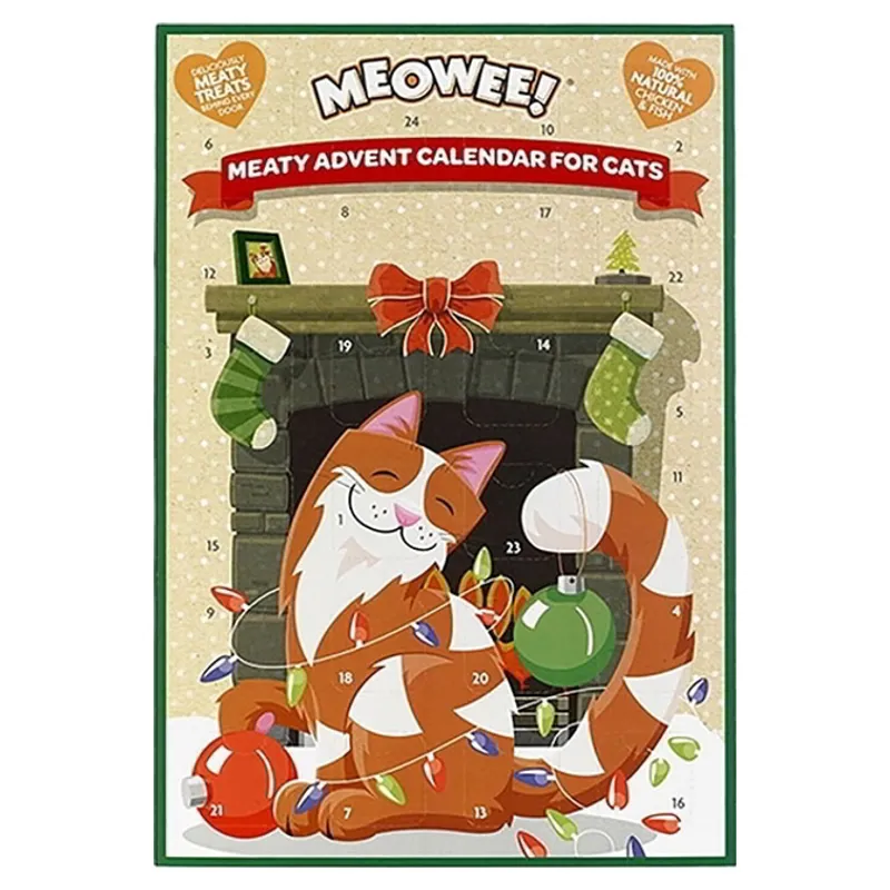 Meowee Meaty Cat Christmas Advent Calendar