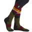 Ridgeline Merino Wool Unisex Full Length Socks - Berry Stripe