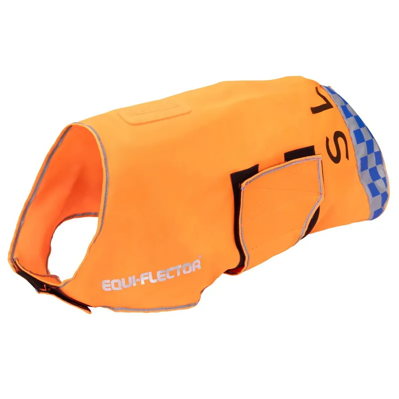 EQUI-FLECTOR Mesh Reflective Dog Coat - Orange