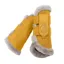 Eskadron Platinum Mesh Faux Fur Tendon Boots - Golden Yellow