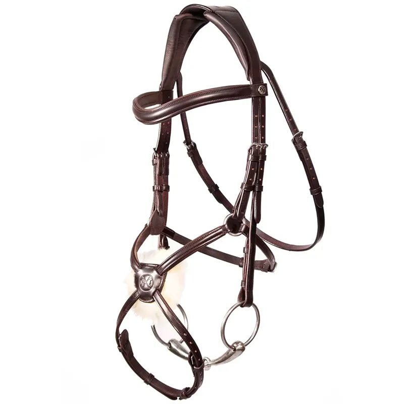 Henry James Figure 8 Bridle - Havana Brown