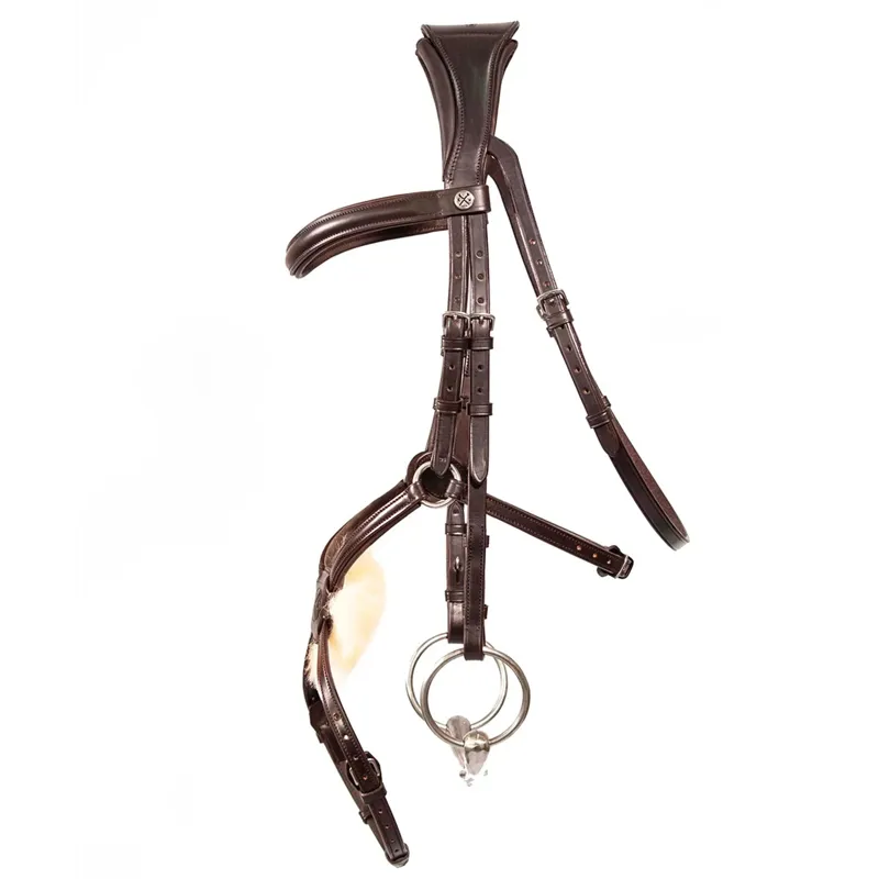 Henry James Figure 8 Bridle - Havana Brown-2