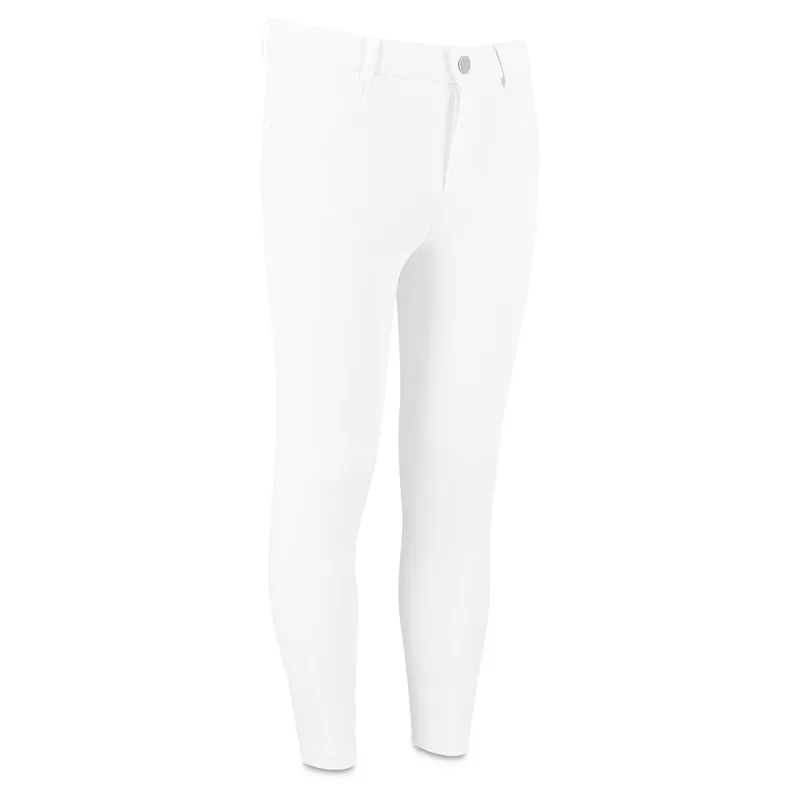 Kentucky Mexico City Junior Boys Knee Grip Competition Breeches - White