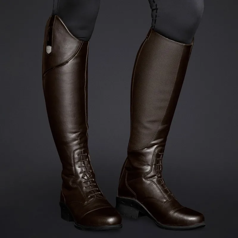 Mountain Horse Veganza Womens Tall Riding Boots - Brown-1