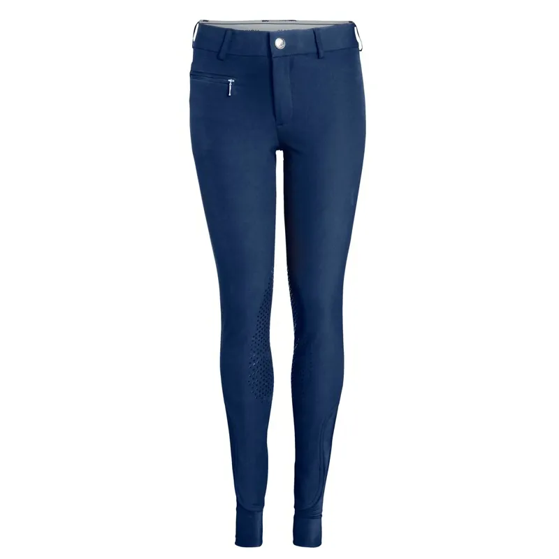 Mountain Horse Crown Knee Grip Junior Breeches - Navy