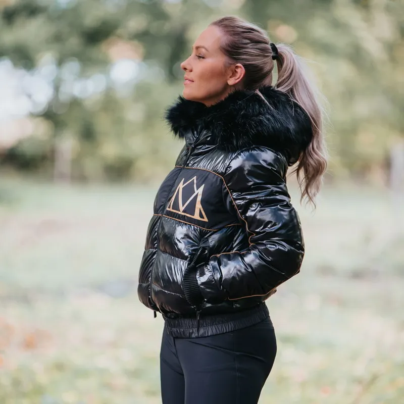 Mountain Horse Diamond Women's Quilted Jacket - Black - X-Small-3