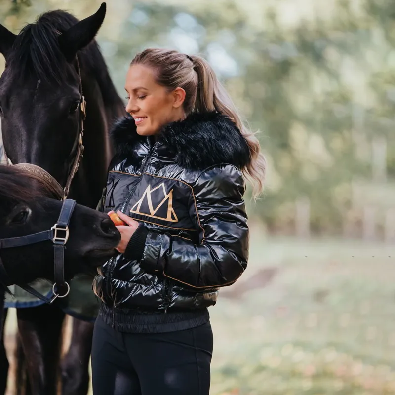 Mountain Horse Diamond Women's Quilted Jacket - Black - X-Small-7