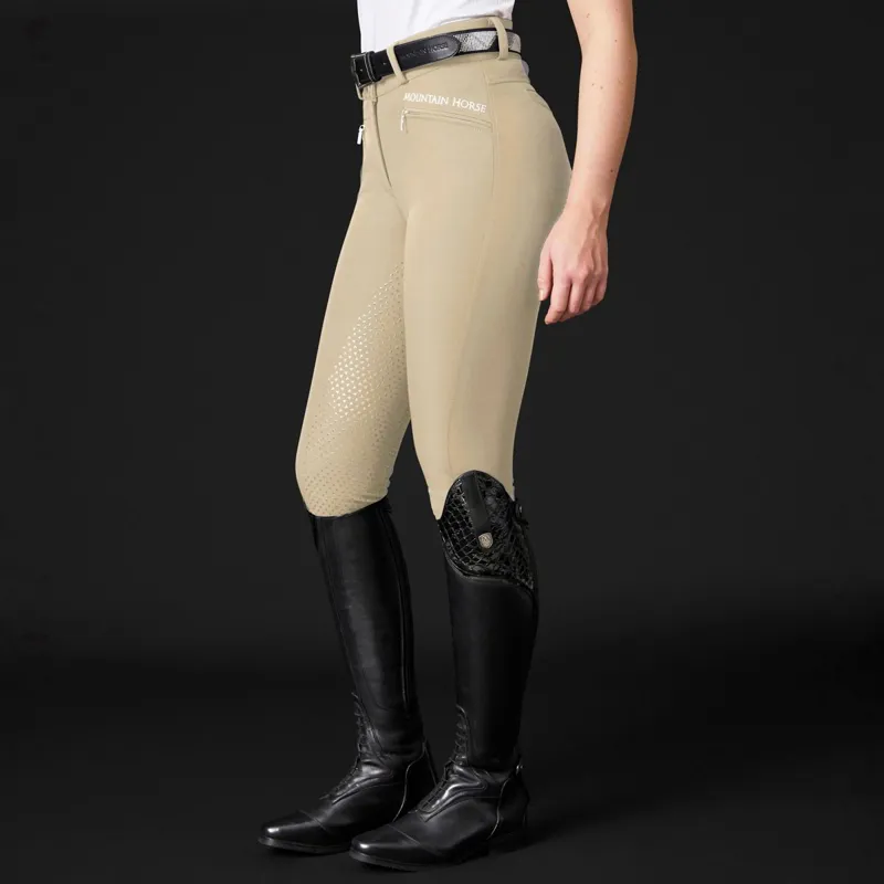 Mountain Horse Diana Full Grip Women's Competition Breeches - Sand-2