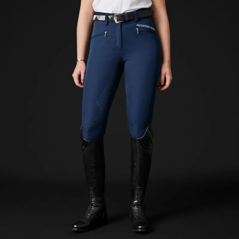 Mountain Horse Diana Full Grip Women's Breeches - Navy-3