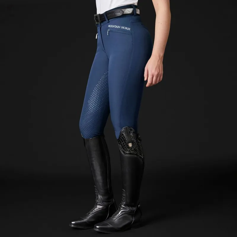 Mountain Horse Diana Full Grip Women's Breeches - Navy-4