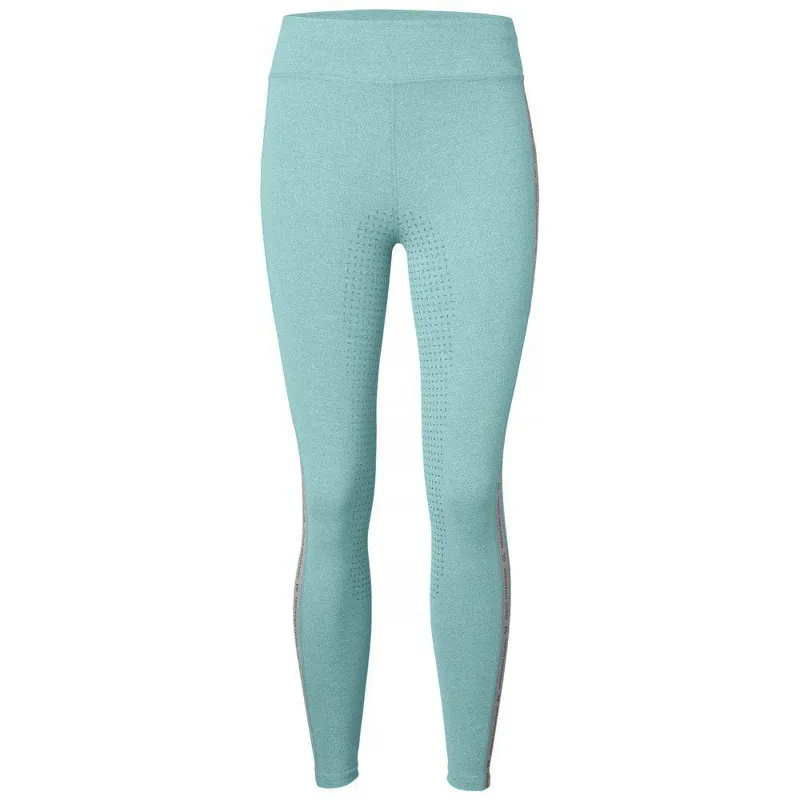 Mountain Horse Active Full Grip Womens Riding Tights - Teal Blue
