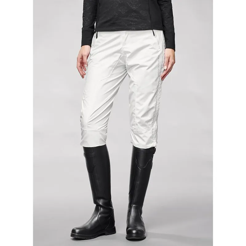 Mountain Horse Cover Tech Ladies Short Waterproof Pants - White-2