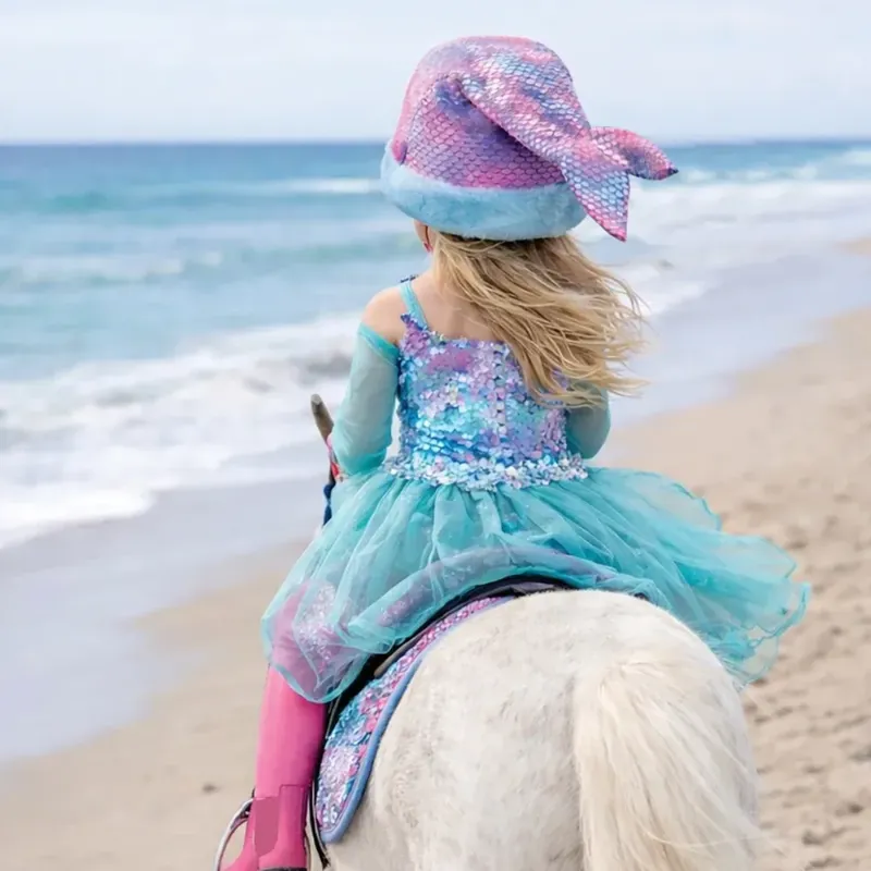 Equetech Madison Mermaid Helmet Cover-2