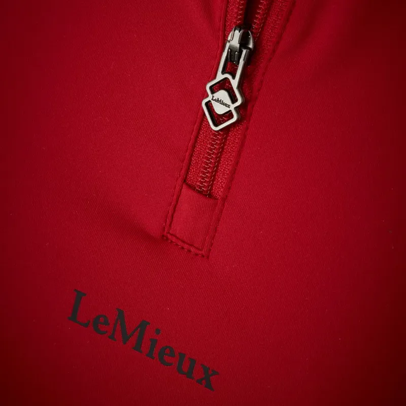 LeMieux Mia Mesh Womens Short Sleeve Base Layer - Chilli-6