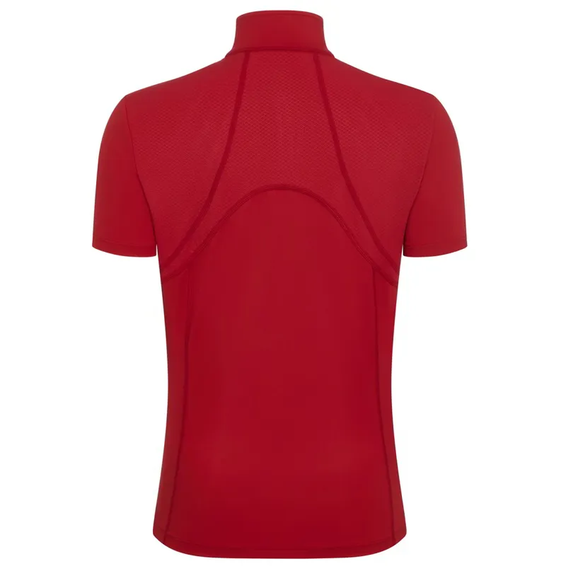 LeMieux Mia Mesh Womens Short Sleeve Base Layer - Chilli-5