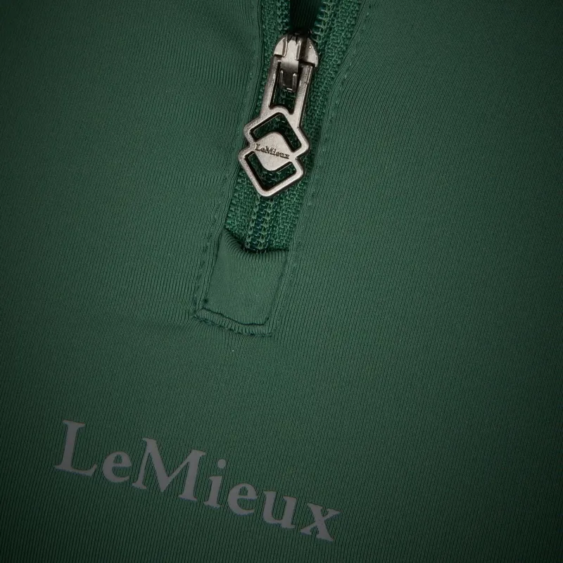 LeMieux Mia Mesh Short Sleeve Women's Base Layer - Hunter Green-6
