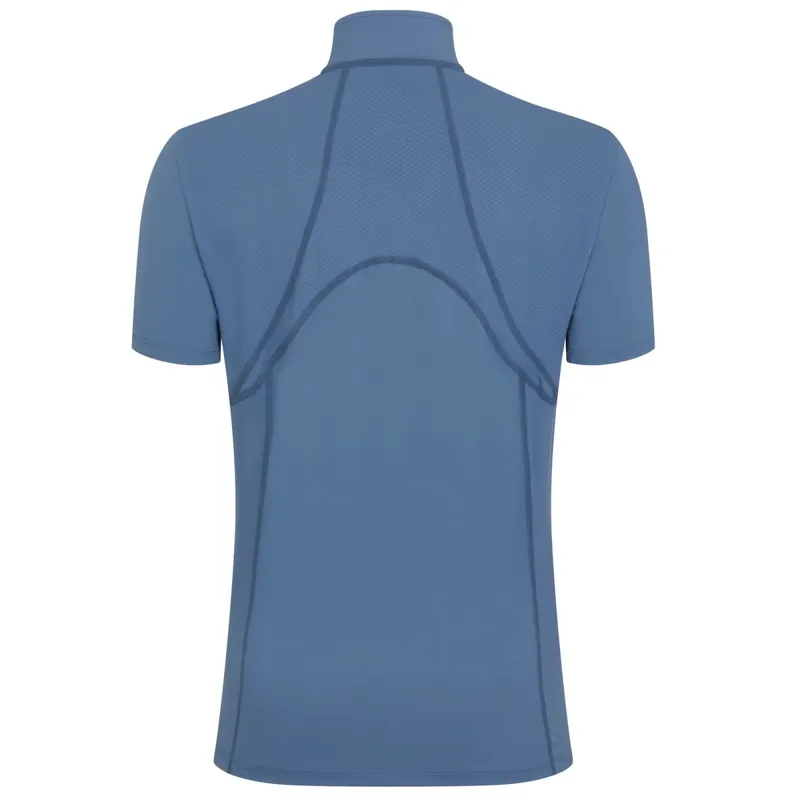 LeMieux Mia Mesh Womens Short Sleeve Base Layer - Ice Blue-6