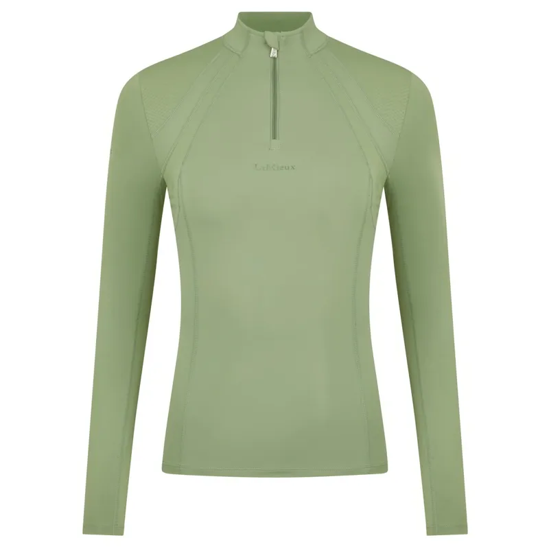 LeMieux Mia Mesh Women's Long Sleeve Base Layer - Thyme