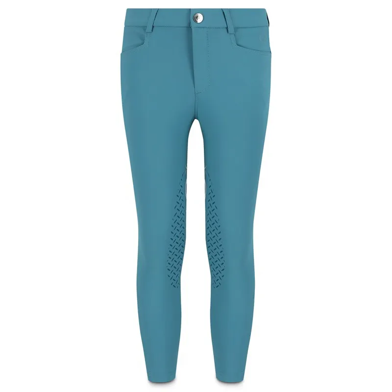 Kentucky Miami Junior Girls Knee Patch Breeches - Emerald-1