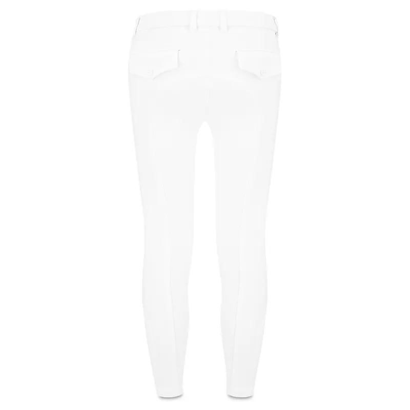 Kentucky Miami Junior Girls Knee Grip Breeches - White-2