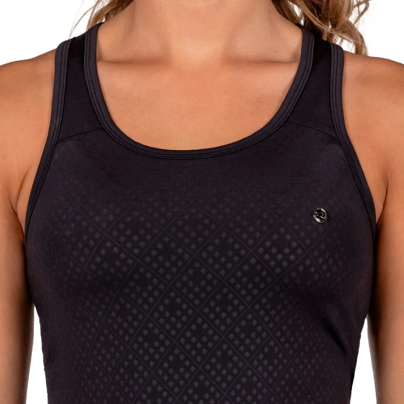 QHP Micah Ladies Tank Top - Black-2