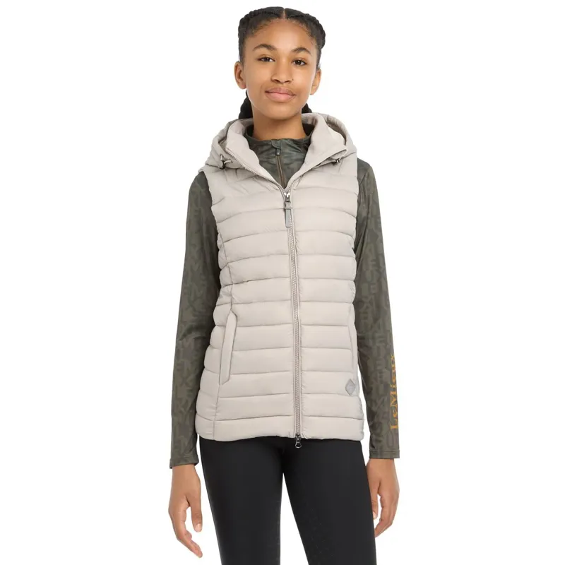 LeMieux Young Rider Milly Junior Puffer Vest - Ash-1