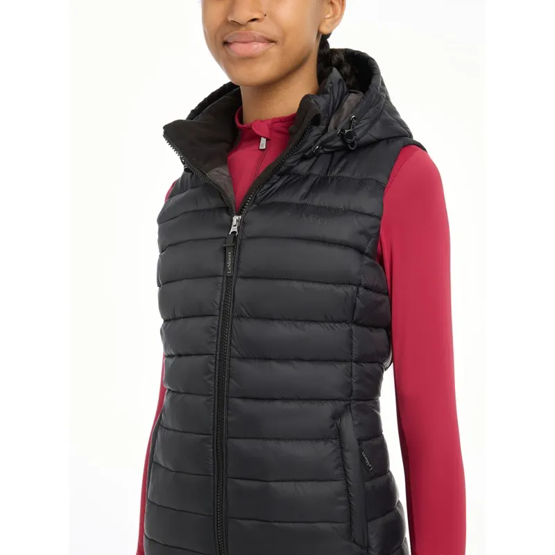 LeMieux Young Rider Milly Junior Puffer Vest - Black-8