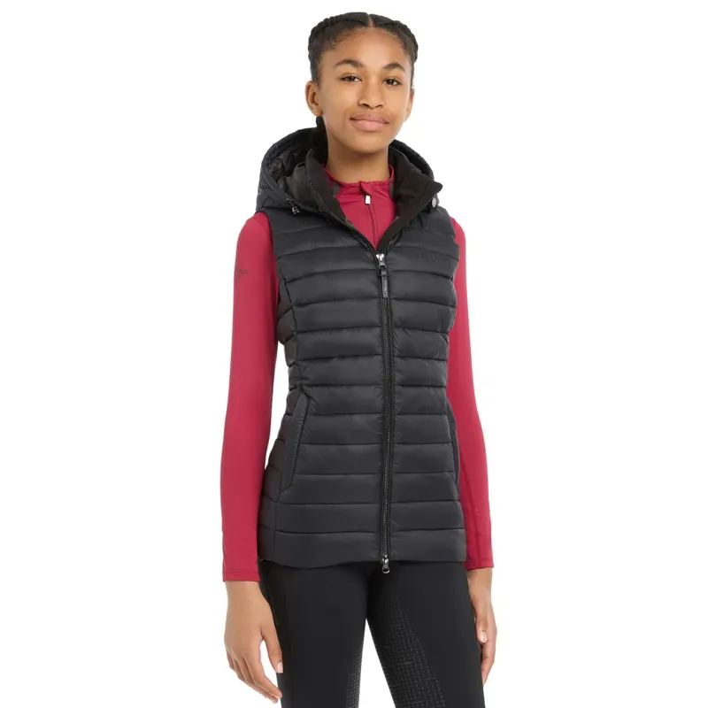 LeMieux Young Rider Milly Junior Puffer Vest - Black-1